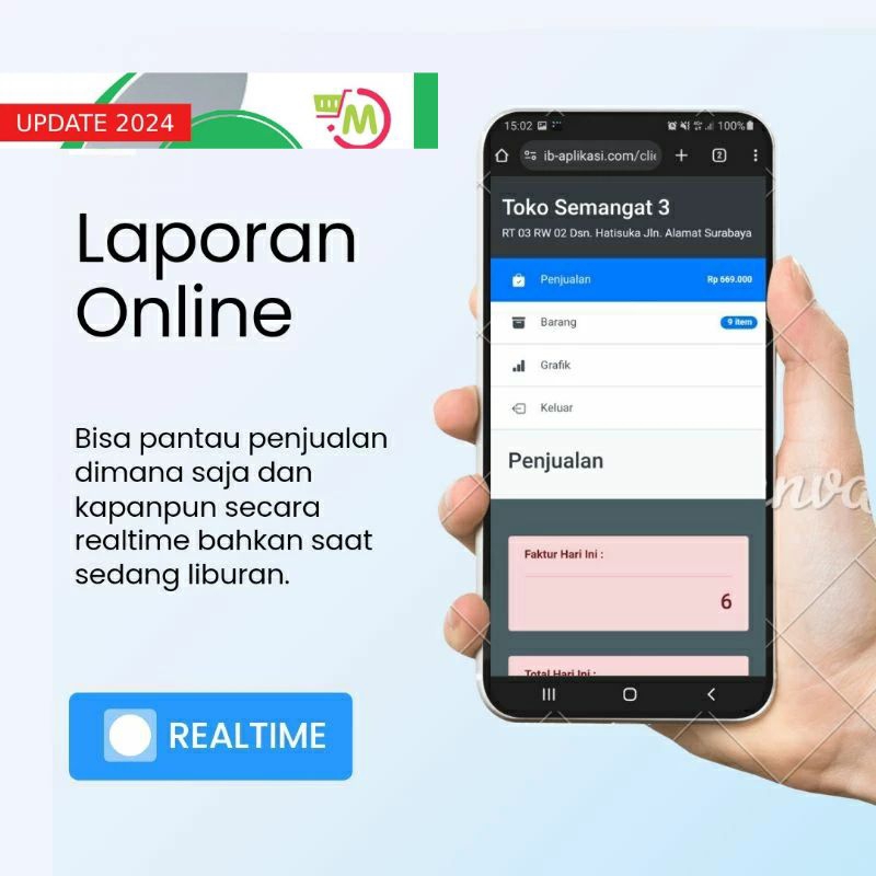 Aplikasi Kasir Software/ TOKO/PENJUALAN/MINIMARKET 3.0