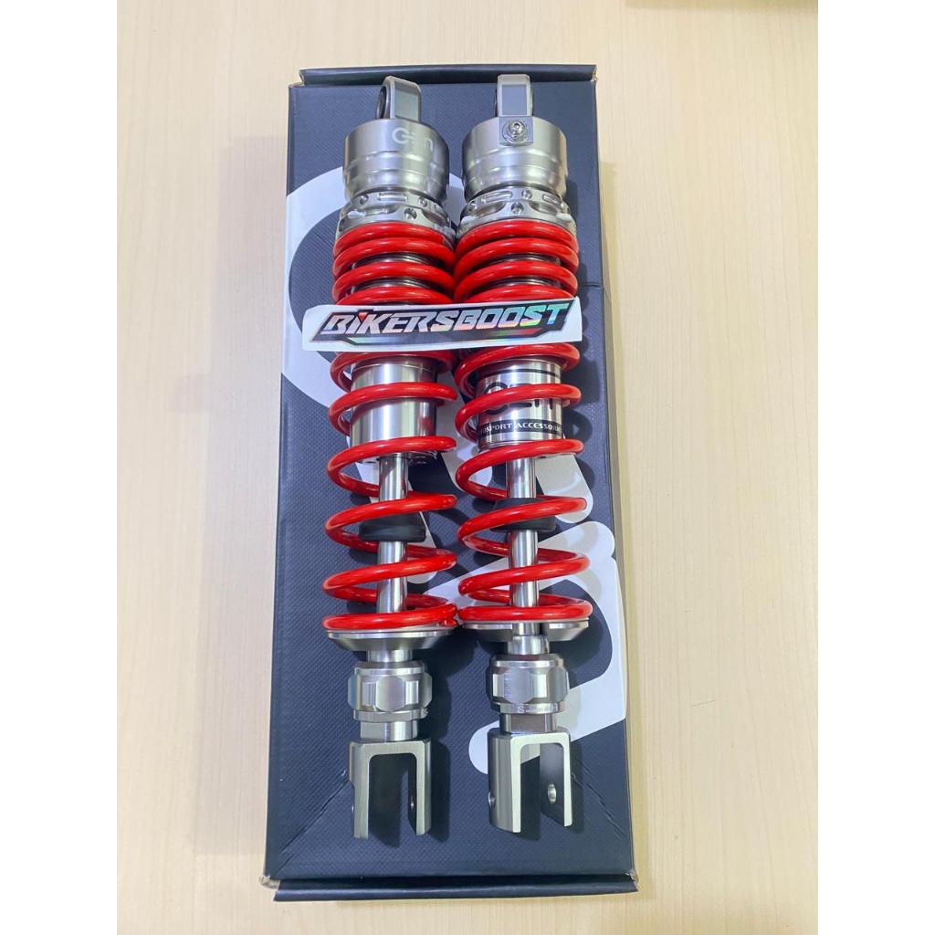 Shock Gen Cen Genesis Yamaha NMAX 335 mm 1985 CNC Titanium/Red