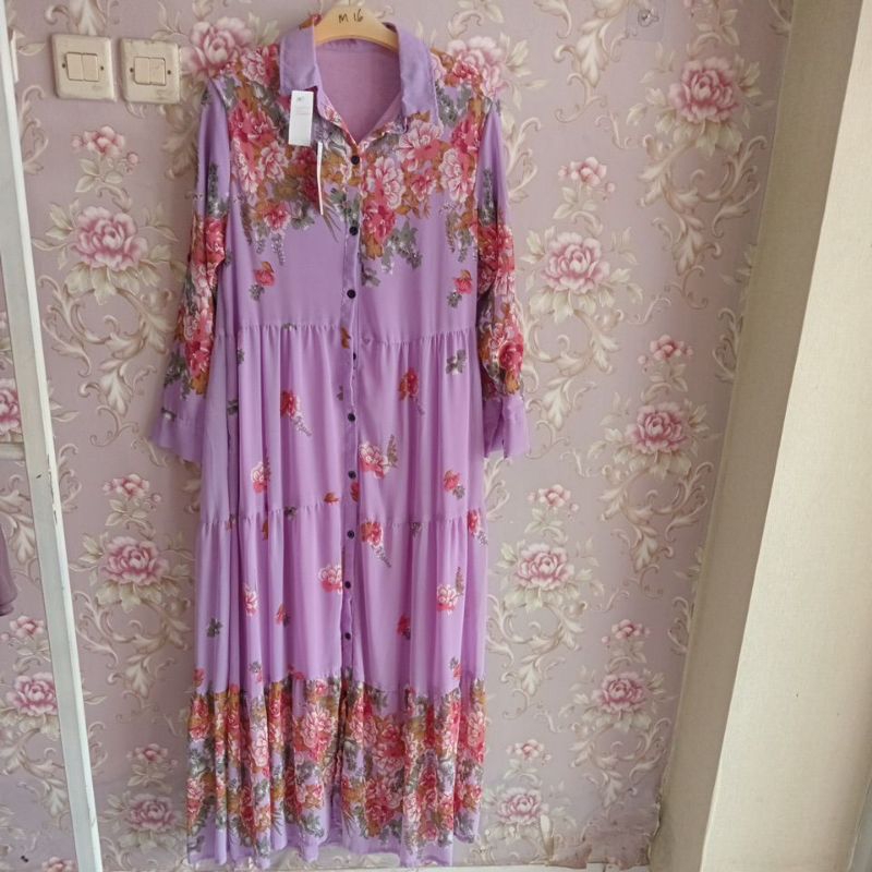 GAMIS CERUTY MOTIF BUNGA