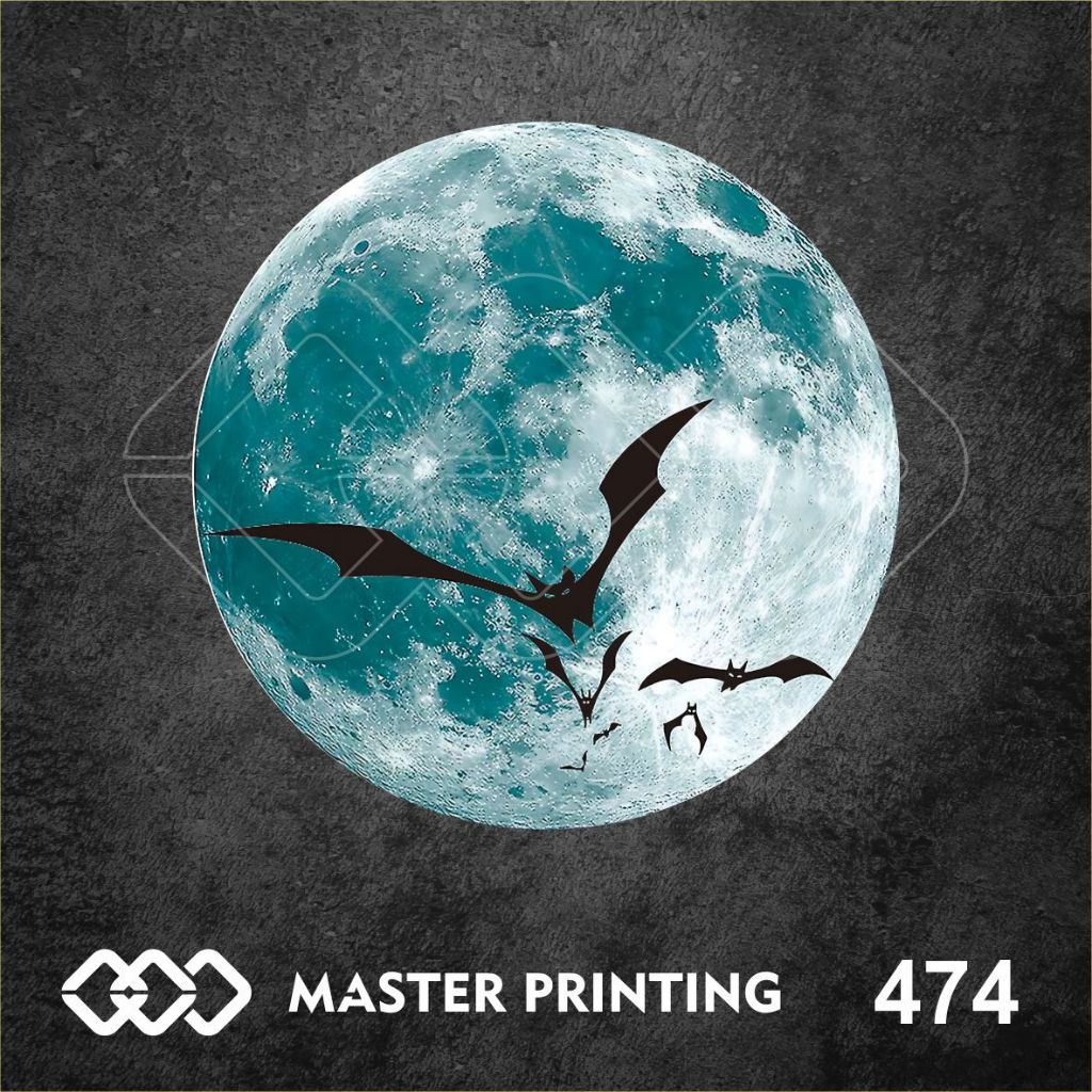 

474 - Stiker Moon (Bulan), Sticker Vinyl, Cutting, Premium, Tahan Air, Termurah, dan Bisa Custom