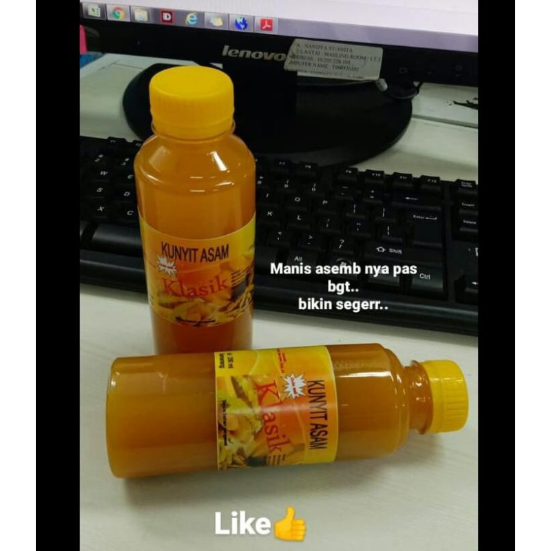 

Jamu Kunyit asam 250ml