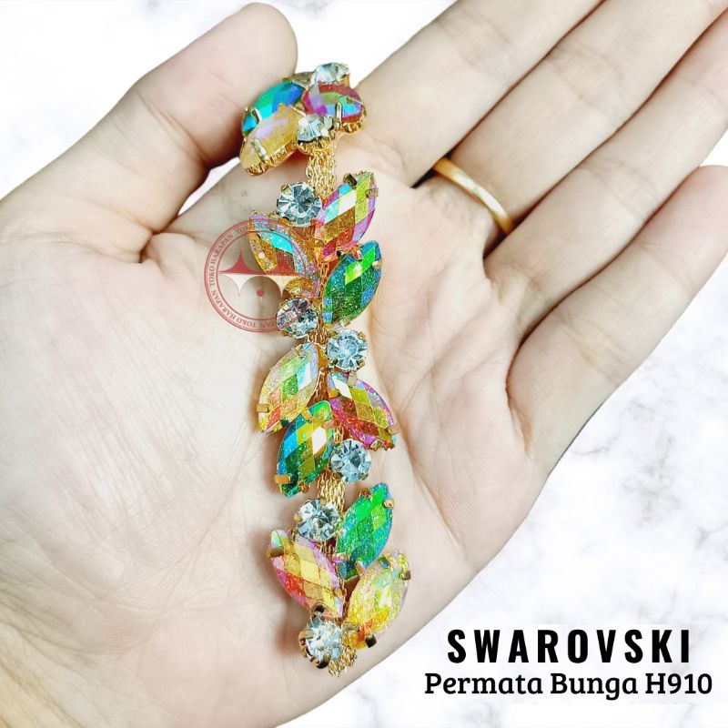 Permata Meteran Kristal Bunga SWAROVSKI H910/Meter