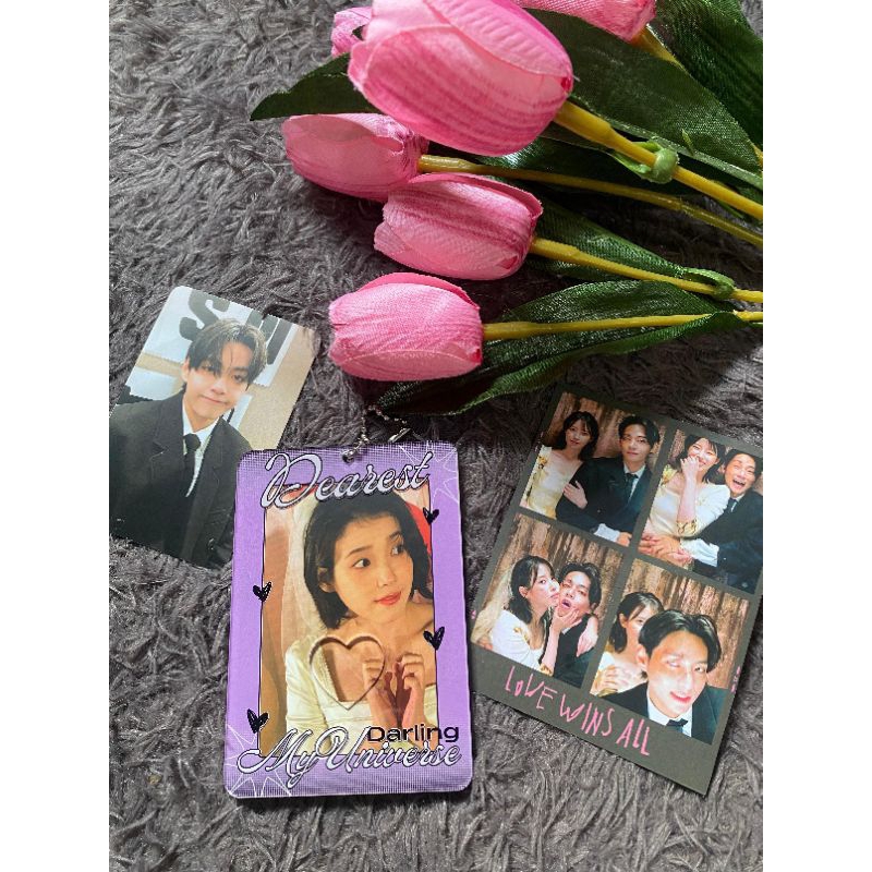 PC HOLDER / PHOTOCARD HOLDER AKRILIK SEVEN JUNGKOOK / CAHOL LAYOVER TAEHYUNG / LOVE WINS ALL CAHOL /