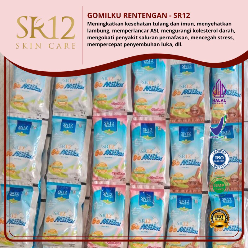 

SR12 | GOMILKU SACHET RENTENGAN | Susu kambing etawa | praktis | kemasan sachet