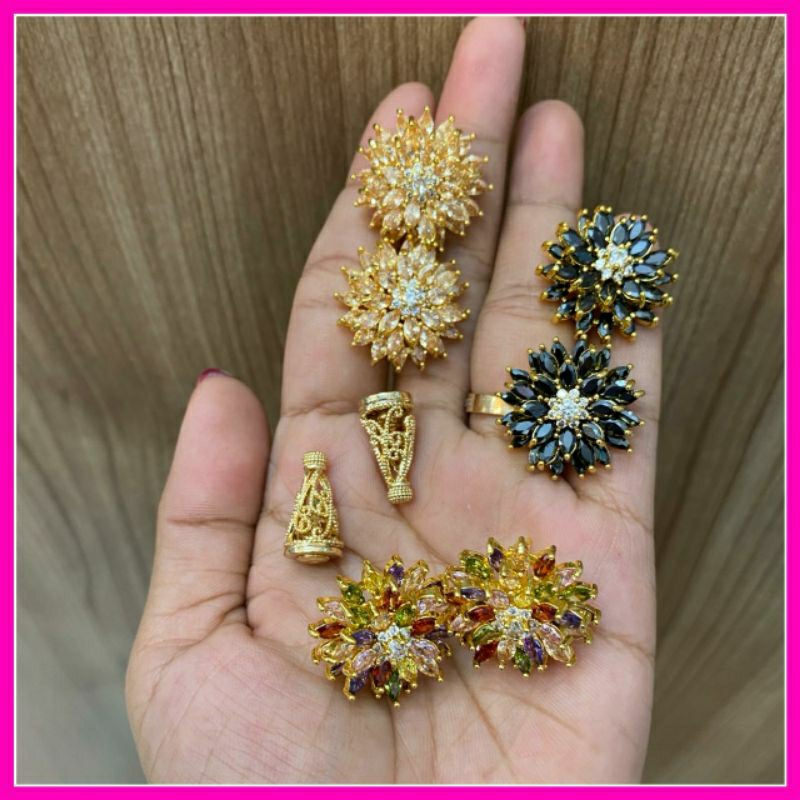 SUBENG XUPING ANTING BALI LAPISAN EMAS