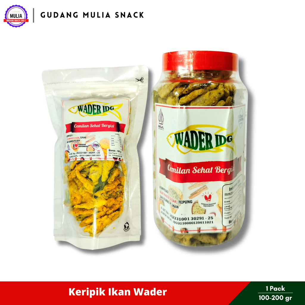 

Keripik Ikan Wader | Kripik Wader IDG