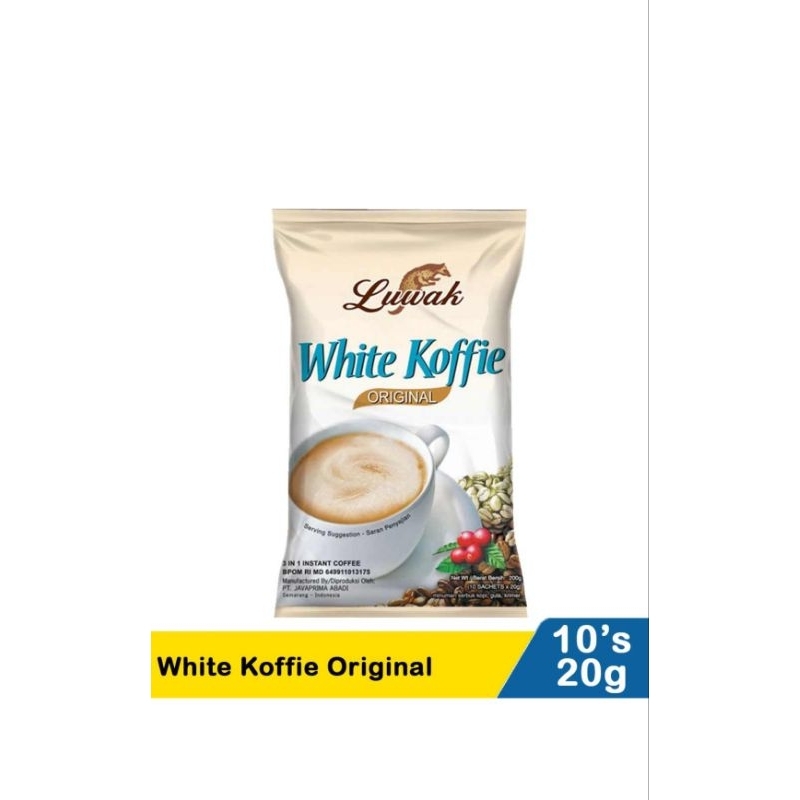 

Luwak white coffe/Luwak kopi gula/Luwak white coffe less sugar/Luwak kopi murni