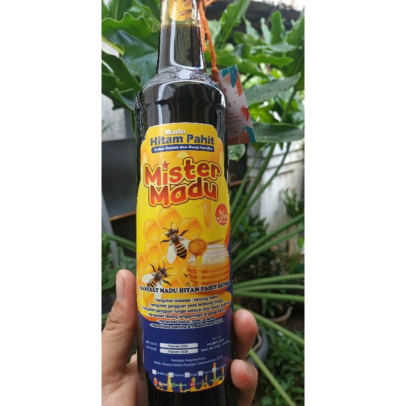 

Madu Hitam Pahit Plus Extra Gamat (uk.botol Marjan)