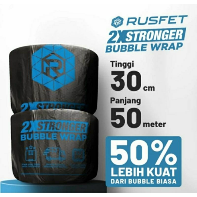 

IK6 Bubble Wrap Roll Bening Tebal Bubble Putih Hitam Dkm 30X50