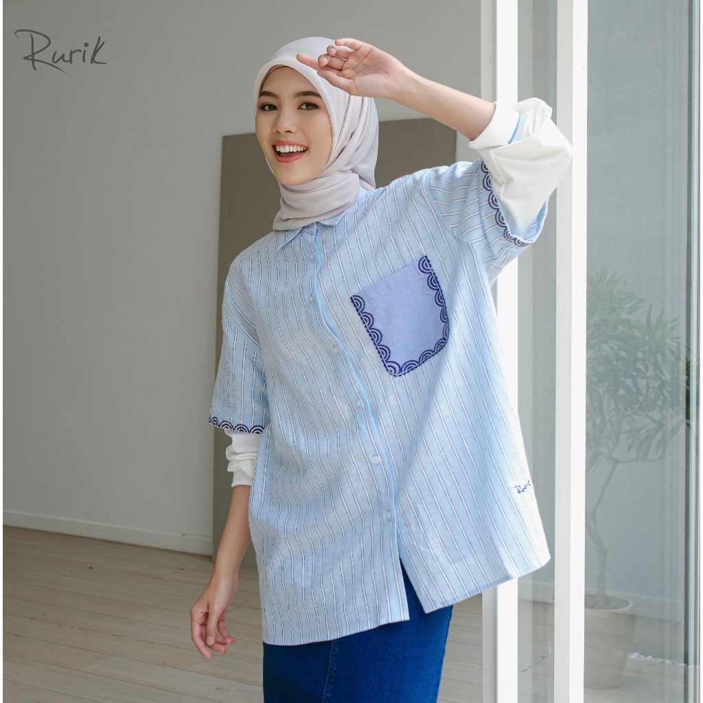 Rurik Kemeja Wanita Oversize Vanda Shirt