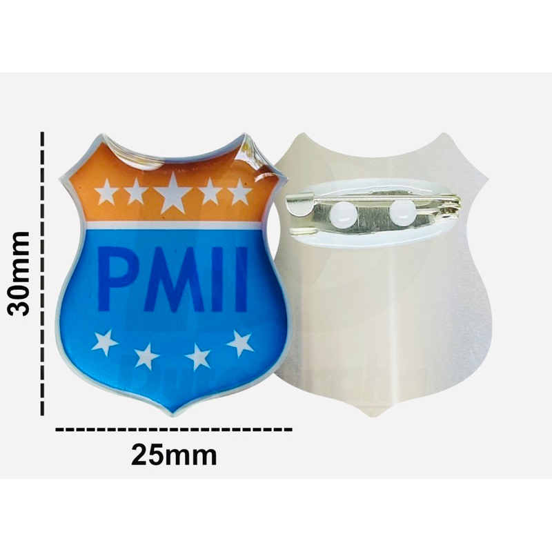 [PIN RESIN] PMII NU Pin Bros Aksesoris Souvenir NU PMII TOKO OXI