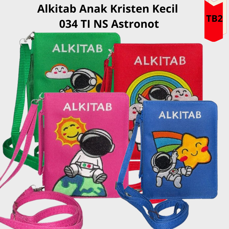 xansbaraka - alkitab anak kristen kecil tb2 034 astronot - terjemahan baru mini sampul tali