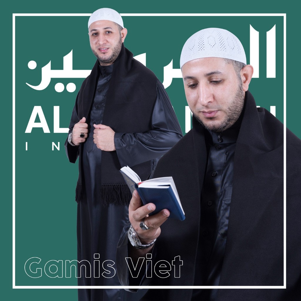 Gamis Al Haramain 100% Original Barang Import (Jubah Al Haramain) Hitam Slim Fit