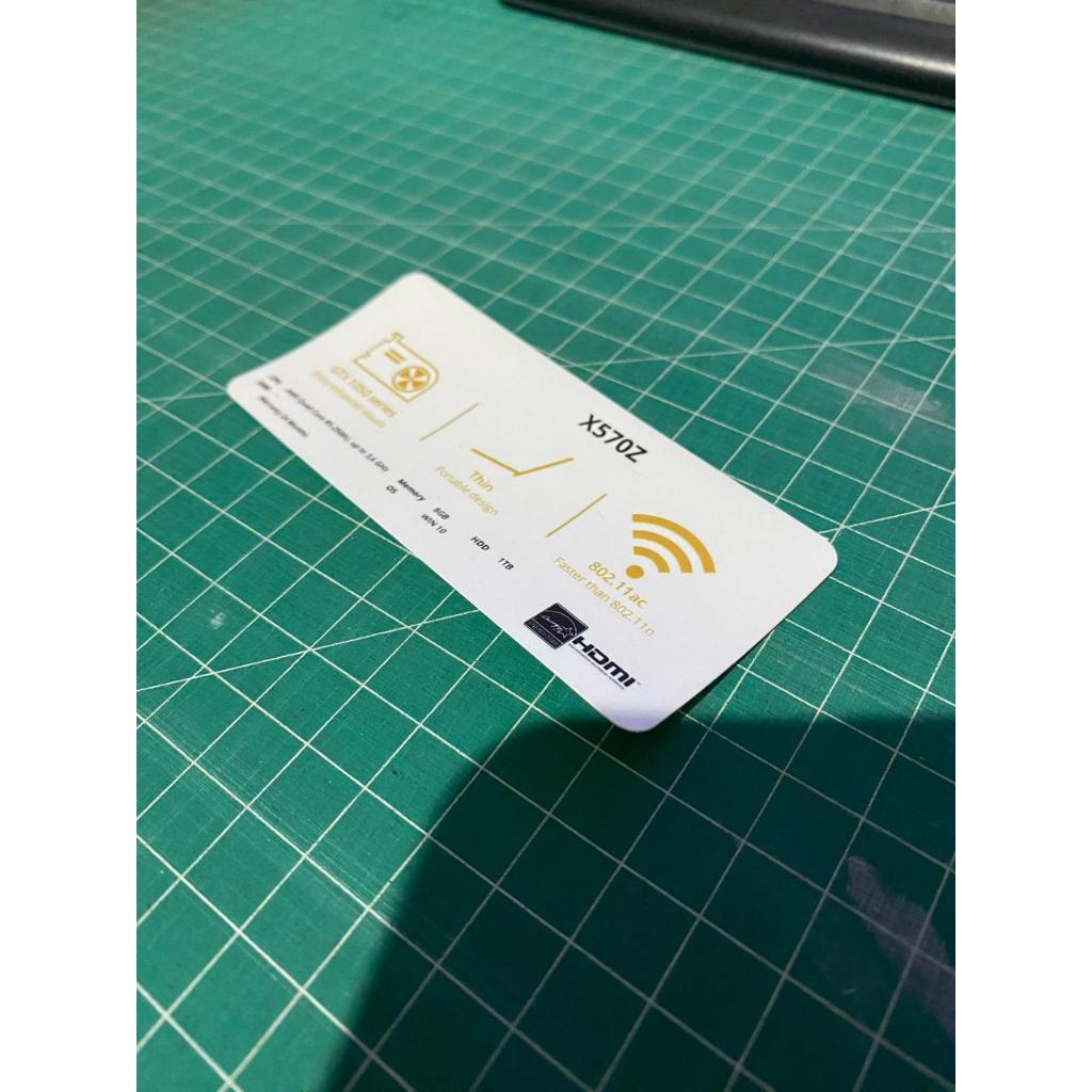 

Stiker Spesifikasi Laptop Asus Vivobook X570Z