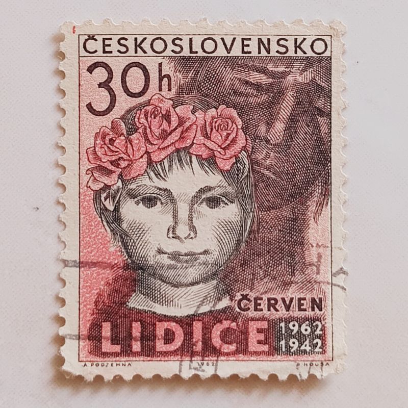 

(AA) Perangko Cekoslowakia 1962 Destruction of Lidice and Ležáky, 20th Anniversary - Anniversary of Lidice-20 years 30 h Used