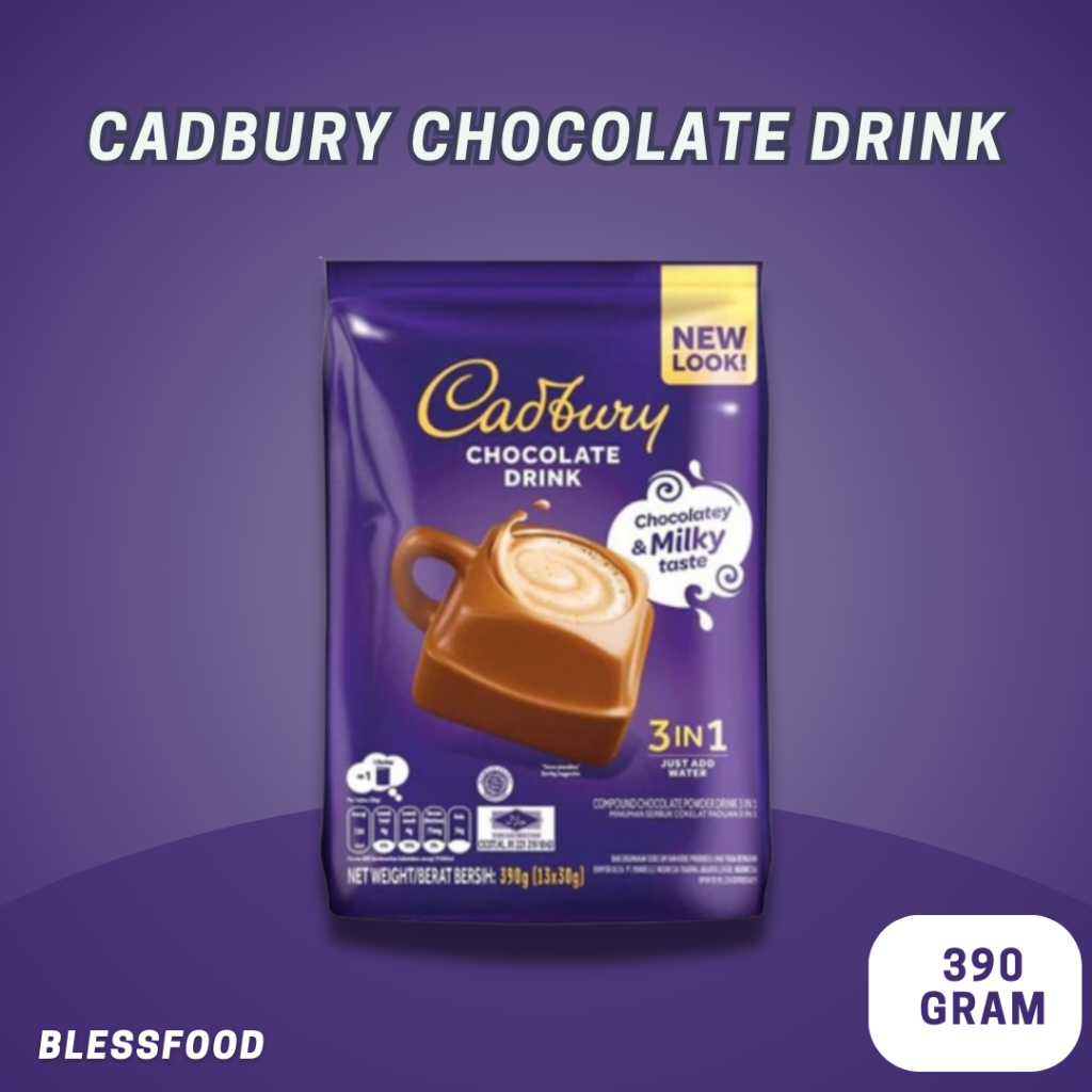 

Minuman Instan Cadbury Chocolate Drink 13 x 30g Original Thailand