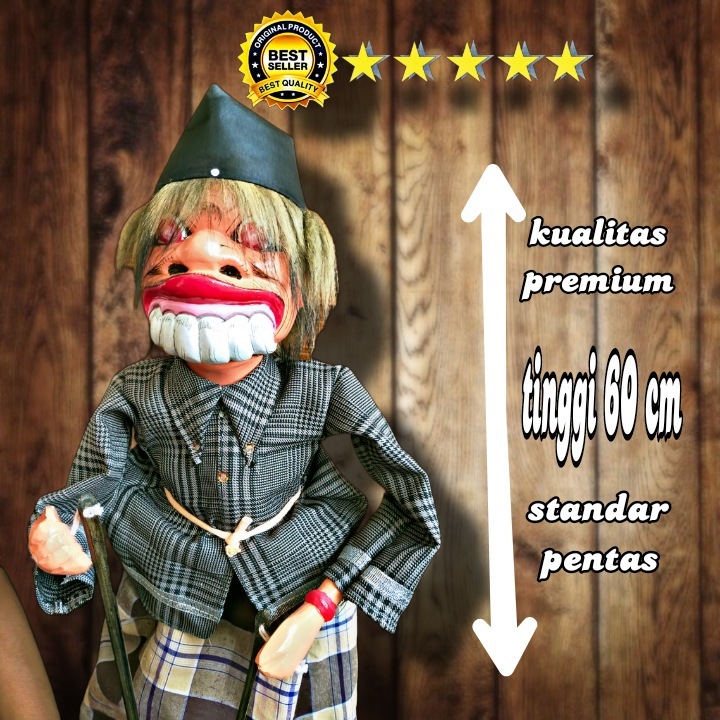 WAYANG GOLEK BUTA BUDEG UKURAN PENTAS 60 CM