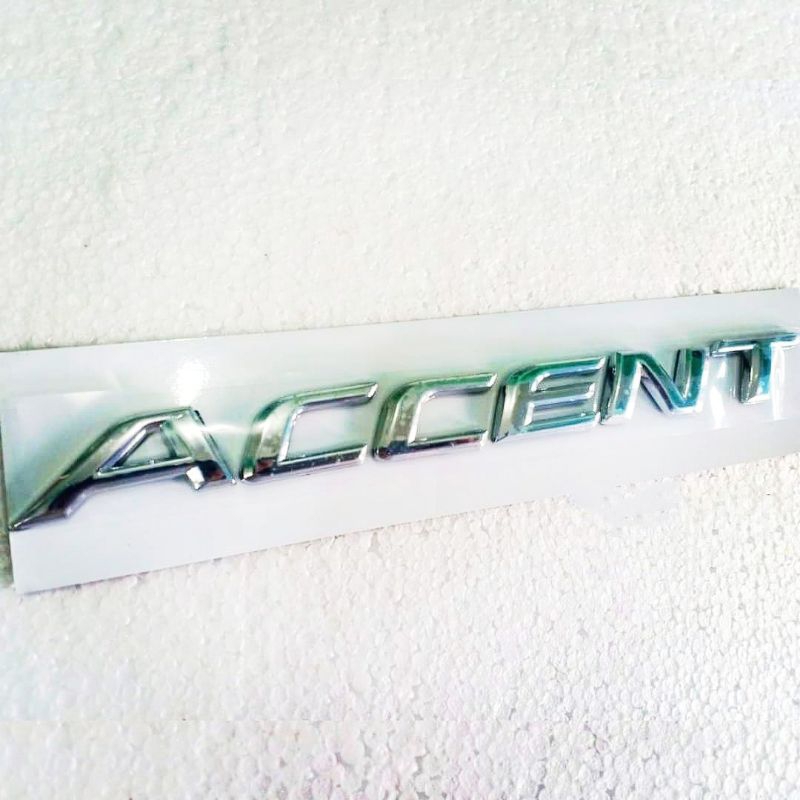 Emblem logo hyundai accent ukuran original bagasi accent