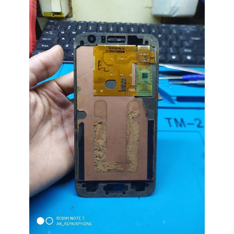 LCD samsung j1 2016 copotan