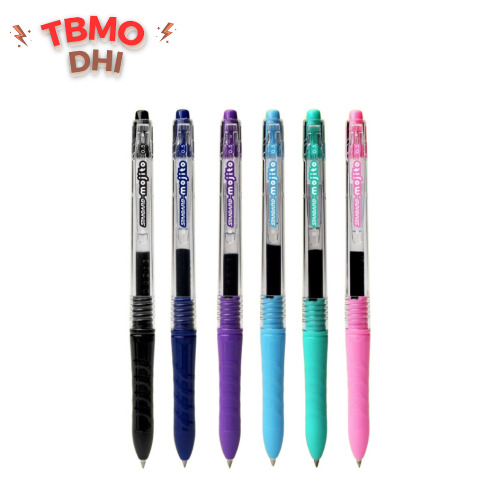 

( 1 Pcs ) TBMO Bolpen / Pulpen / Gel Pen Mojito 0.5mm Standard Per Pcs