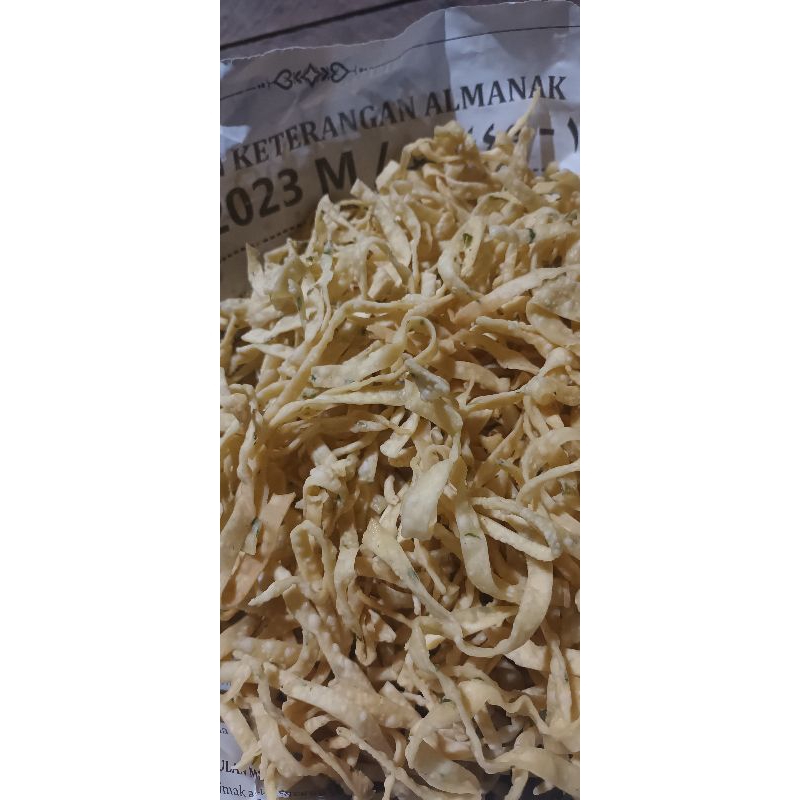 

Stik bawang gurih renyah 1kg RP 32.000