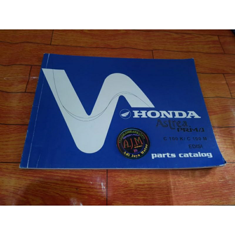 Buku Part Catalog Katalog Copian Honda Prima