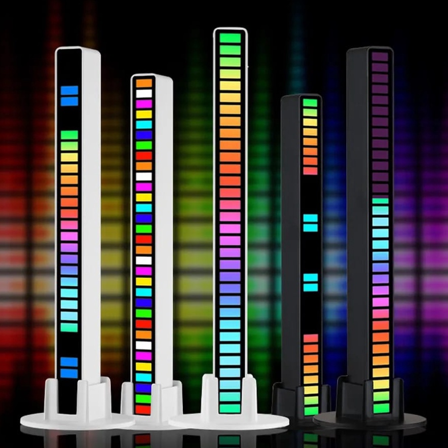 WAy LAMPU LED RGB MUSIK SPEKTRUM  LAMPU LED SENSOR SUARA  LAMPU RITME