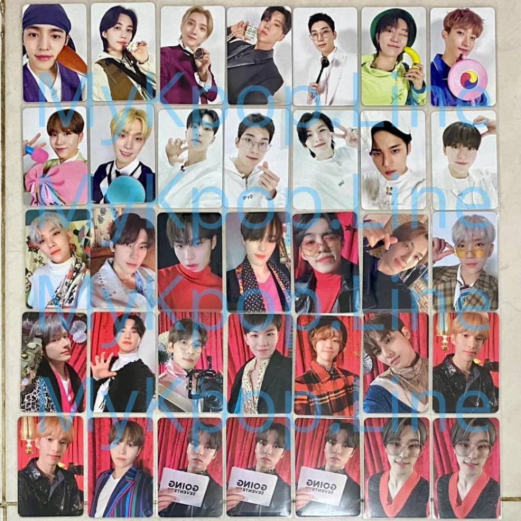 PC Gomagz Seventeen Black White Ver 1 2 Official Photocard Going Magazine Choi Seungcheol Yoon Jeong