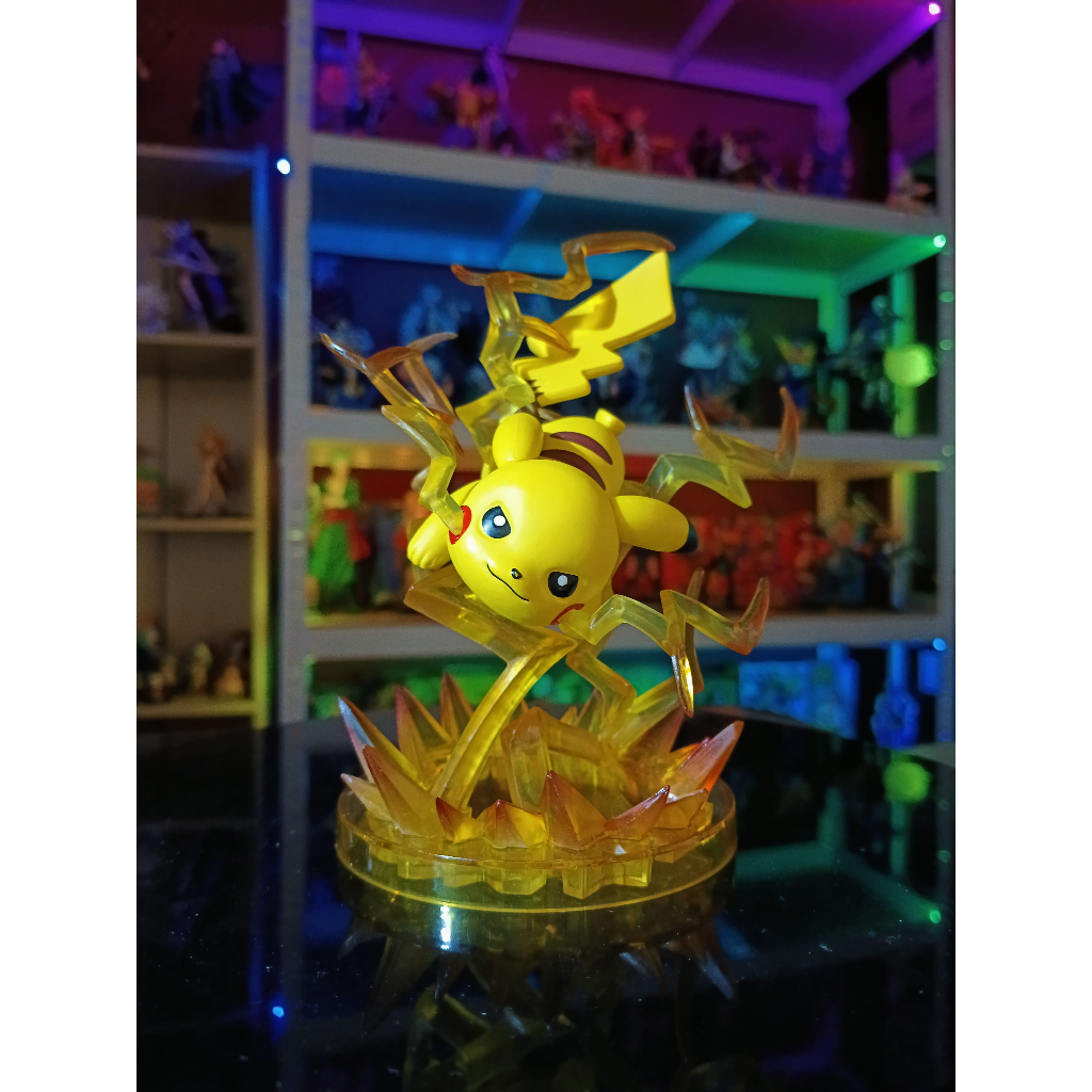 Action Figure Pikachu Electric Diorama Pokemon