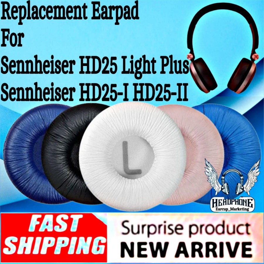 Earcup Earpad Busa Headphones Sennheiser HD25 HD 25 Plus Light