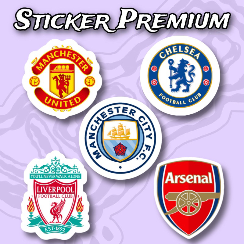 

Sticker Club Bola Premier League Part 2 Pack Isi 5 Pcs Waterproof