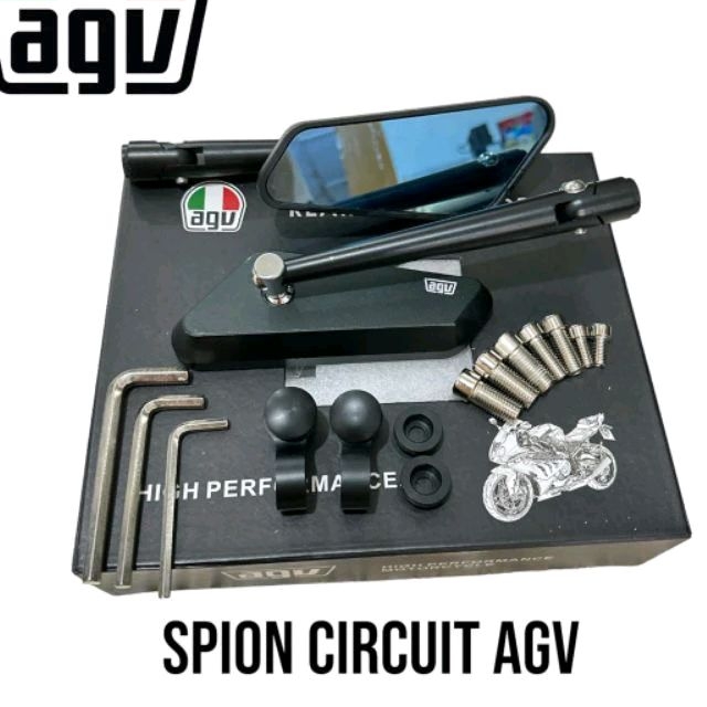SPION NMAX PCX AEROX CNC BLACK SERIES AGV KACA BIRU/SPION CNC PCX AEROX UNIVERSAL/SPION MOTOR UNIVER