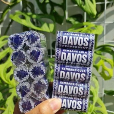 

Ready Permen Davos roll Permen jadul rasa peppermint 1Pack Isi 1 Roll Z53