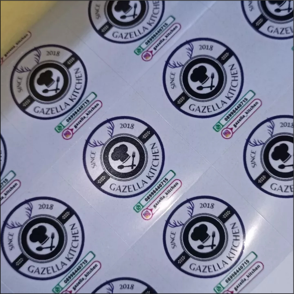 

CETAK STIKER VINYL DOFF UKURAN A3+ SUDAH TERMASUK POTONG