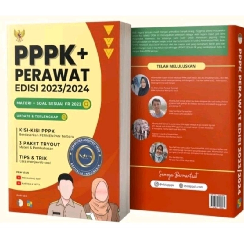 BUKU PPPK + PERAWAT materi + soal sesuai FR 2023 update terlengkap