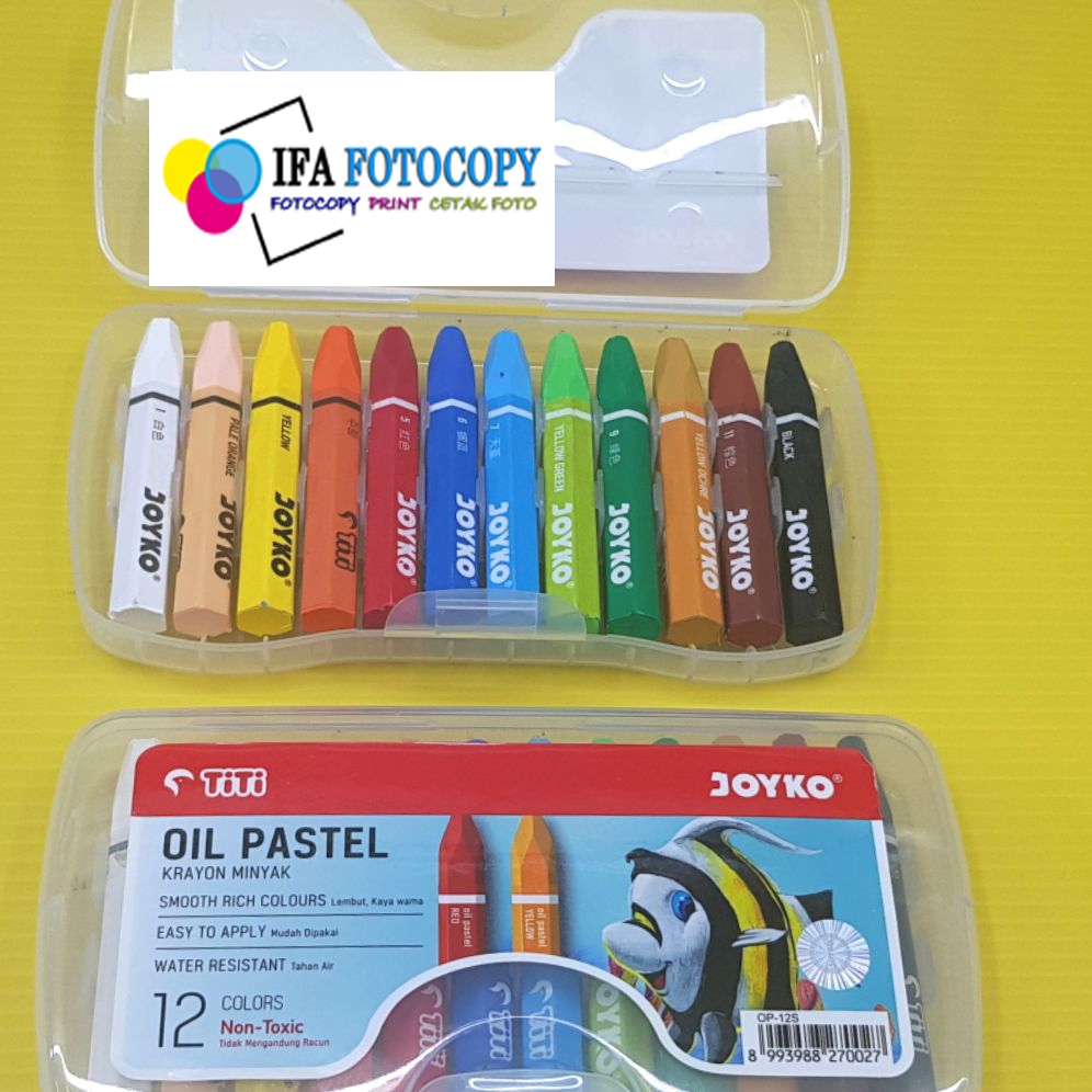 

Krayon 12 warna Titi / Joyko
