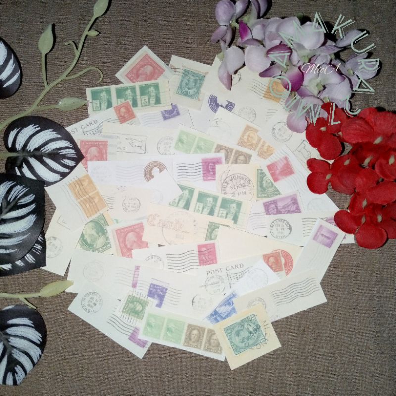 

39pcs stiker hvs gambar aesthetic/vintage (F)