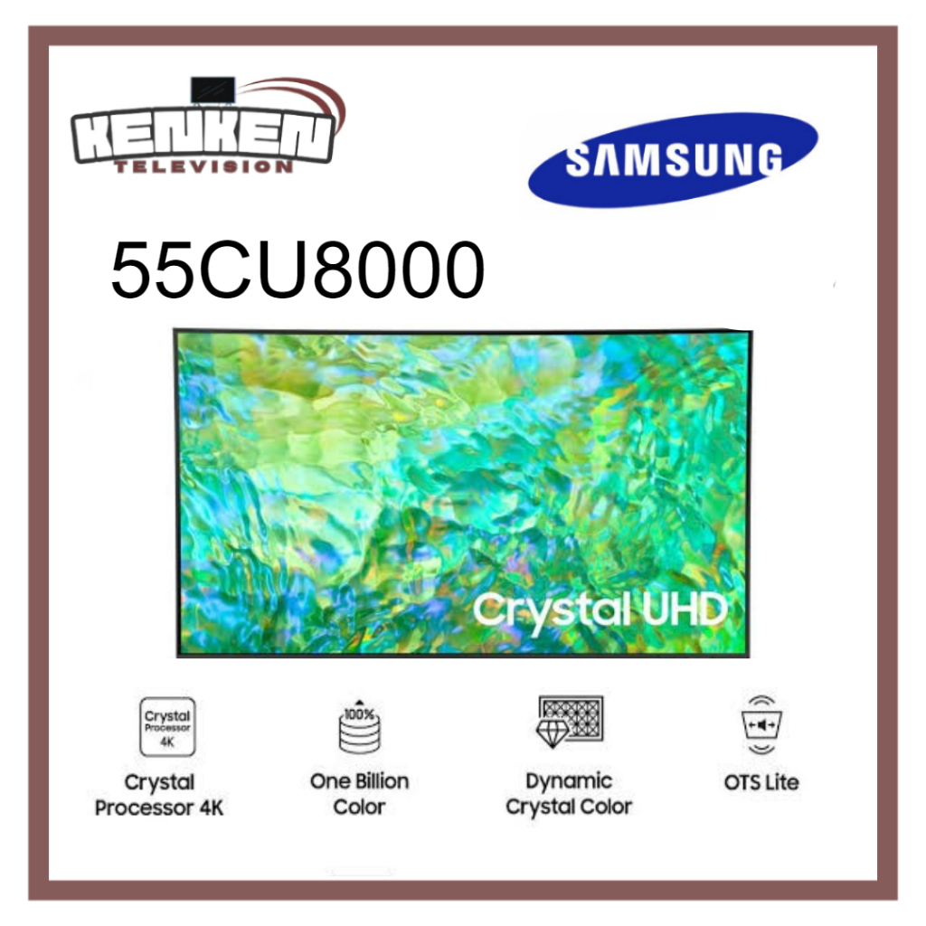 TV LED SAMSUNG SMART TV 55CU8000 55INCH CRYSTAL UHD 4K
