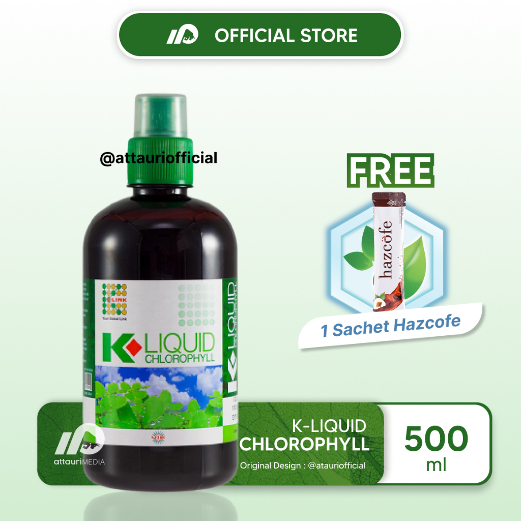 K-LIQUID CHLOROPHYLL 500 ml KLOROFIL K-LINK ORIGINAL Clorofil Klink Klorofil K Link Original Asli BP