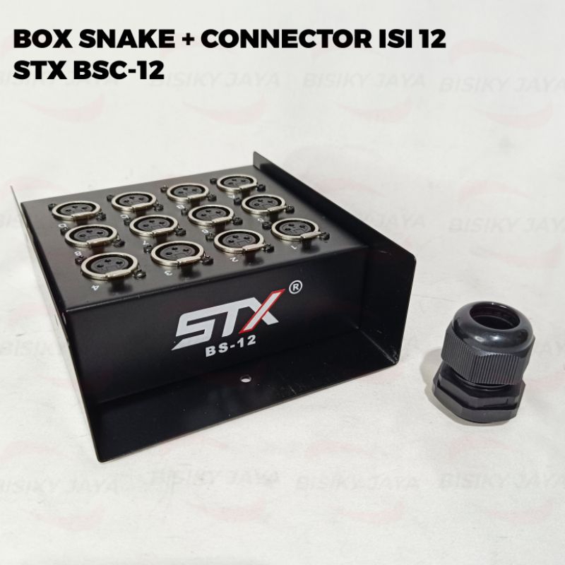 Box Snake + Connector isi 12 STX BSC12 / Box Kabel Snake + Connector isi 12 STX BSC 12