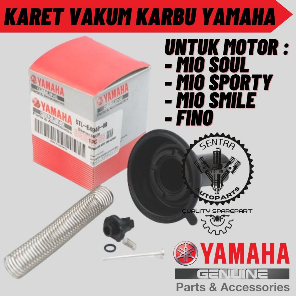 ORIGINAL YGP KARET VAKUM KARBURATOR ASSY MIO SPORTY MIO SMILE MIO SOUL FINO NOUVO