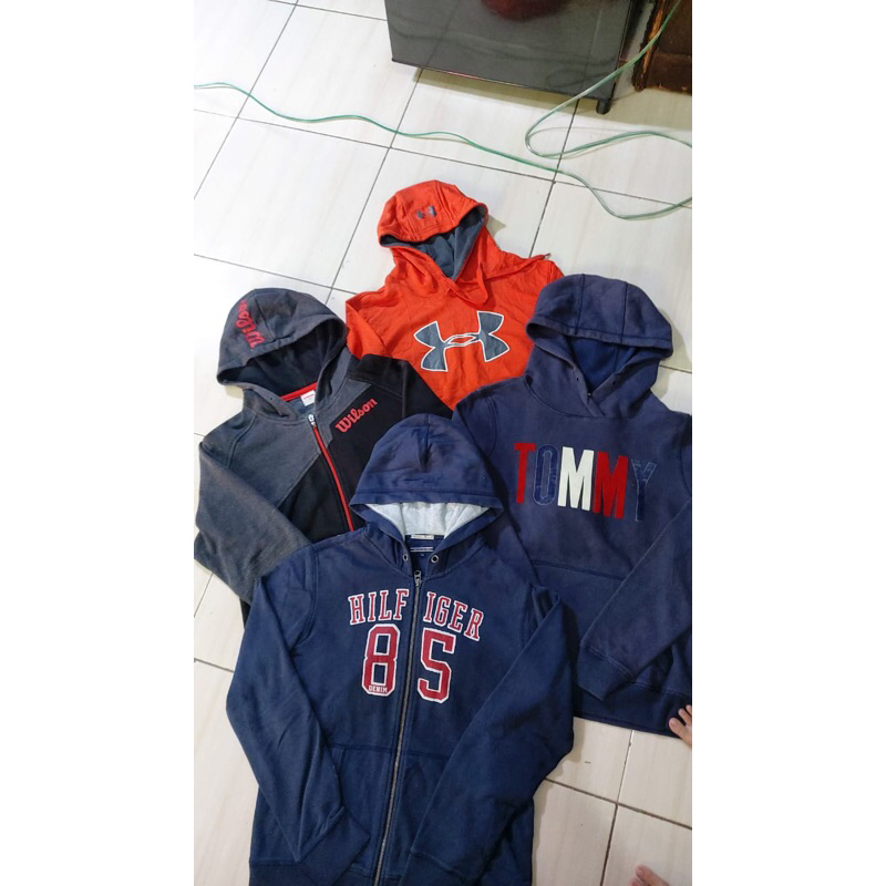 Hoodie zipper hilfiger