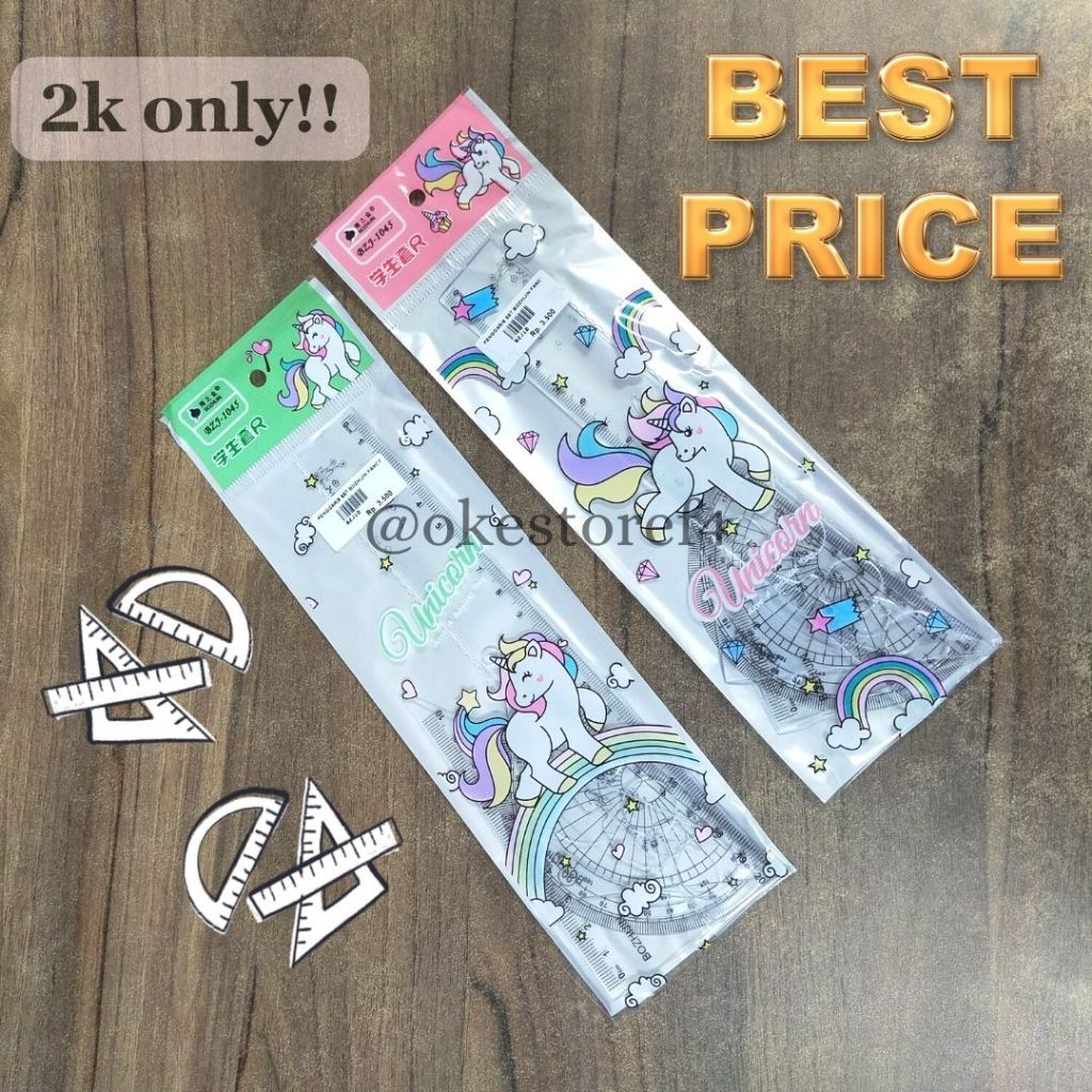 

PENGGARIS SET 20CM II PENGGARIS BZJ MURAH II PENGGARIS OBRAL