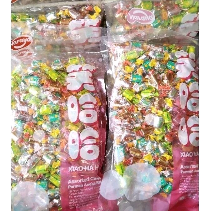 

XIAO HA HA ASSORTED CANDY 500g / Peremen Aneka Rasa