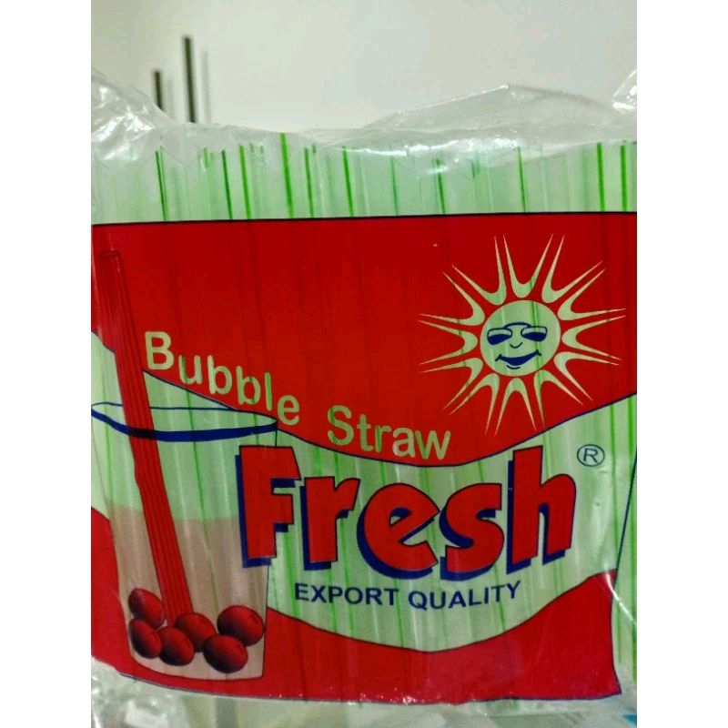 (per pack) Sedotan Boba besar | sedotan Boba murah | sedotan plastik | bubble straw fresh