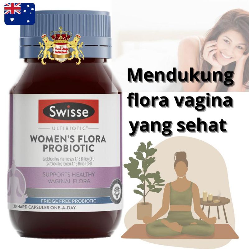 Swisse Ultibiotic Women's Flora Probiotic 30 Capsules