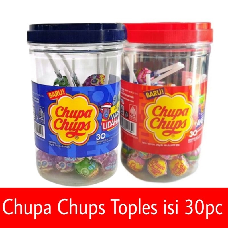 

Chupa Chups lolipop toples isi 30bj