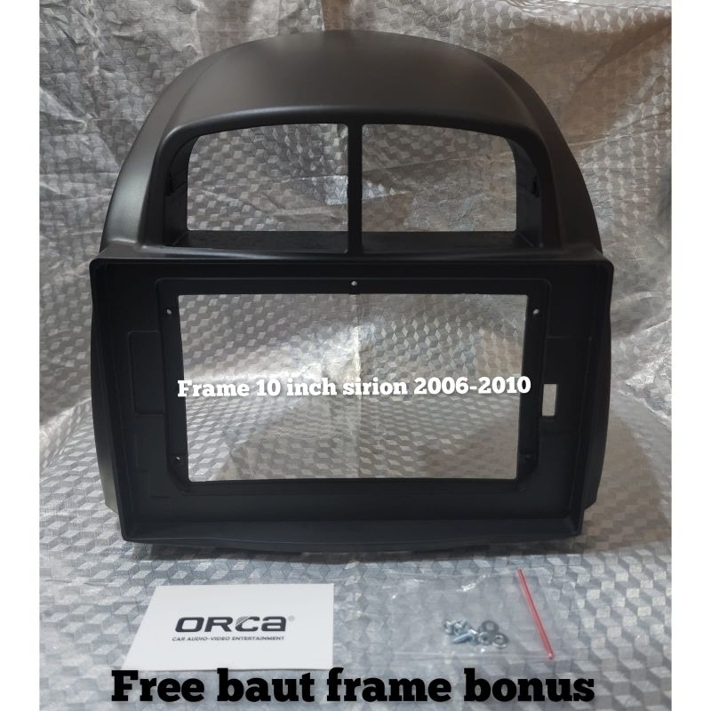 frame head unit android 10 inch mobil daihatsu sirion 2006-2010