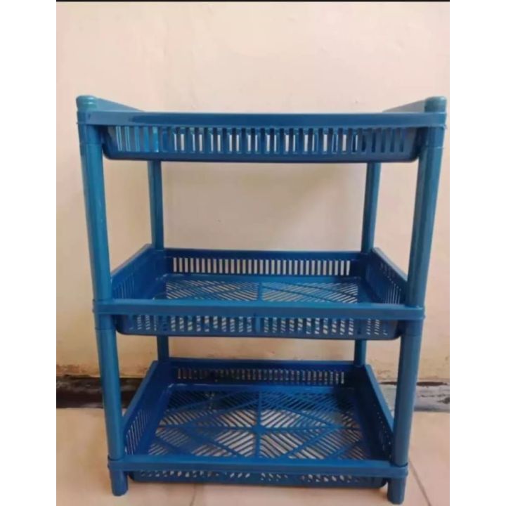 Rak bumbu plastik 3 susun serbaguna/rak dapur serbaguna/rak bumbu plastik kecil