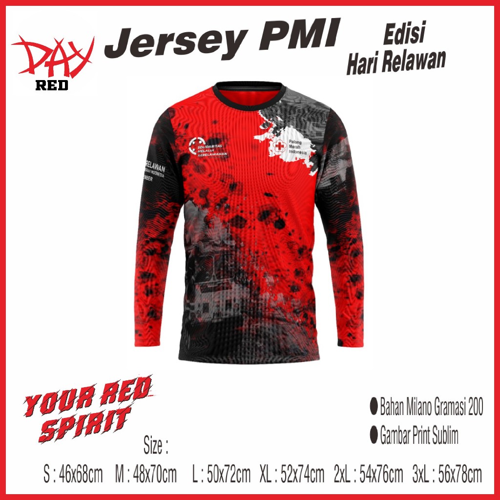 Jersey PMI - PMR Edisi HARI RELAWAN TAHUN 2022 (PANJANG)
